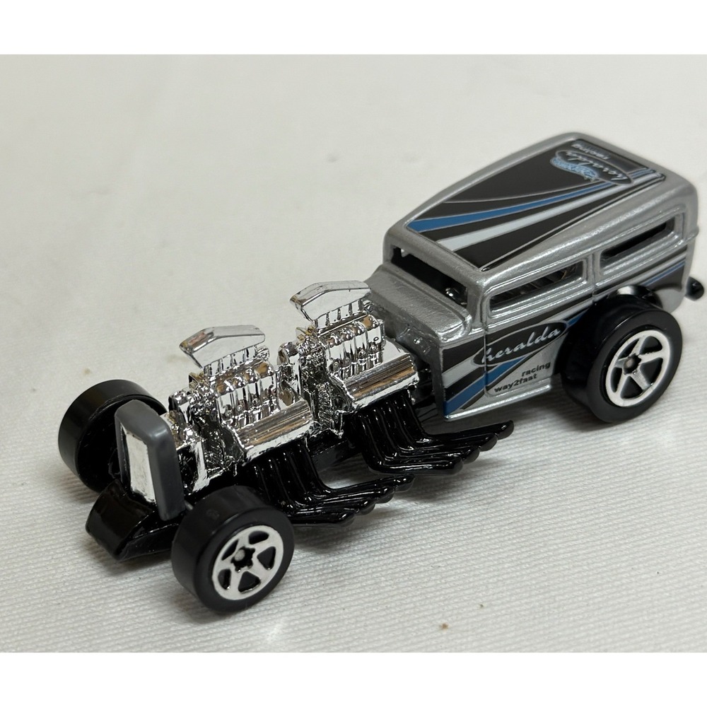 Hot Wheels Way 2 Fast Silver Heralda Racing Oceanics One Boat Blue Coupe Lot 3